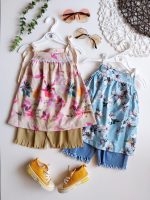 ست شومیز بندی و شلوارک رنگی - Image 11
