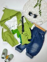 چهارتیکه سوئیشرت بابلوز و شلوار وکیف فانتزی - Image 4