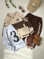 سه تیکه سوئیشرت و شلوار اسلش و بلوز - Image 2