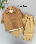 سه تیکه پیراهن مراکشی و تیشرت و شلوار - Image 3