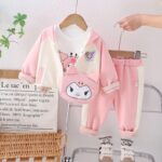 چهارتیکه سوییشرت بابلوز و شلوار و کیف کرومی - Image 6