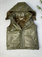 پافر چرم داخل خز بچگانه - Image 6