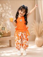 ست کراپ و شلوار گلدار - Image 2